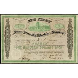New York. Stone Dressing Machine Co.