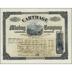 Western. Carthage Mining Company.