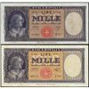 Image 1 : Italy. Bank of Italy Banknote Pair.