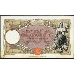 Italy. Bank of Italy Banknote Pair.