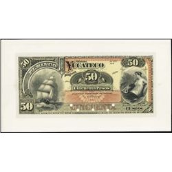 Mexico. El Banco Yucateco Proof.