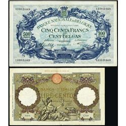 Worldwide. Assortment of Banknotes.