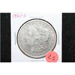 1921-S Silver Morgan $1