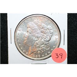 1886 Silver Morgan $1; MS61
