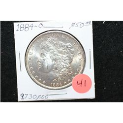 1884-O Silver Morgan $1
