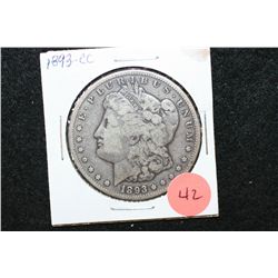 1893-CC Silver Morgan $1