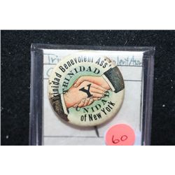 Trinidad Benevolent Ass'n Unidad of NY Religious Pin