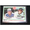 Image 1 : 1977 MLB Topps Strikeout Leaders; Phil Niekro Atlanta Braves & Nolan Ryan Angels