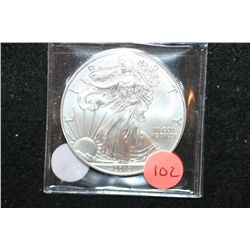 2012 Silver Eagle $1