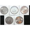 Image 2 : Eisenhower $1 Coin; Various Dates & Conditions; Lot of 5