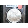 Image 1 : 2005 First Strike Silver Eagle $1; PCGS Graded MS69