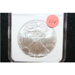 2007 Early Releases Silver Eagle $1; NGC Graded MS69
