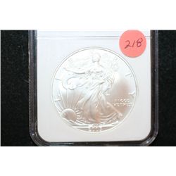 2005 Silver Eagle $1; NGC Graded MS69