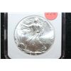 Image 1 : 2002 Silver Eagle $1; NGC Graded MS69