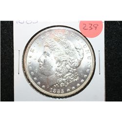 1885 Silver Morgan $1