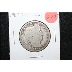 1909-O Barber Half Dollar