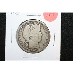1908 Barber Half Dollar