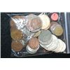 Image 2 : US & Foreign Coins & Tokens; Various Dates & Conditions; Lot of 50