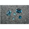 Image 1 : Loose Synthetic Blue & Green Gemstones; Lot of 5