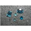 Image 2 : Loose Synthetic Blue & Green Gemstones; Lot of 5