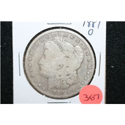 1887-O Silver Morgan $1