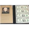Image 1 : 2003-A US Federal Reserve Note $2; Cleveland OH Reserve; Lot of 4; Uncut Bills