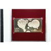 Image 2 : 1983 First Day Issue 22K Gold Replica Stamp W/Postal Stamp; Ballooning In Flight