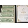 Image 2 : 2003-A US Federal Reserve Note $2; Kansas City MO Reserve; Lot of 4; Uncut Bills