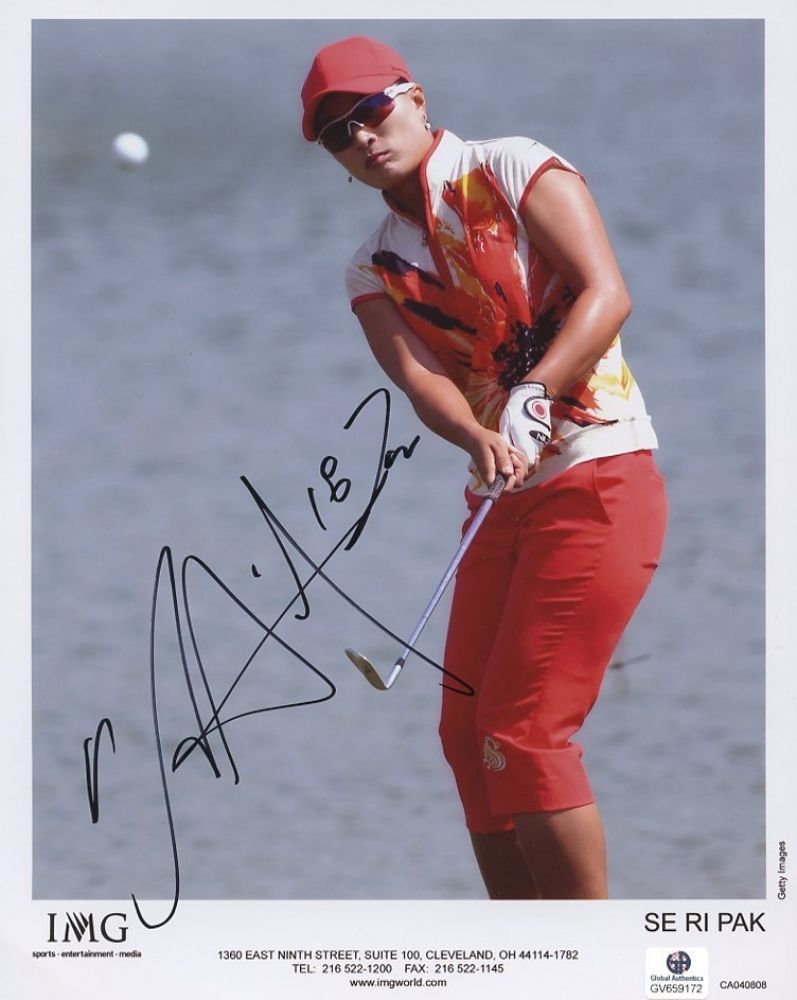 Se Ri Pak Signed 8x10 Photo (GA COA)