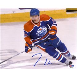 Jordan Eberle Signed Edmonton Oilers 8x10 Photo: PSA Rookie Graph (PSA COA)