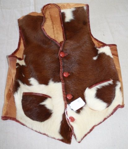 cowhide vest