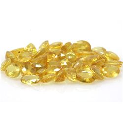 Natural Yellow Sapphire Oval Cut 5x7mm 51pcs 55.20 ctw