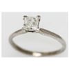 Image 1 : 0.75 CTW 14K GOLD DIAMOND RING PRINCESS H/I2