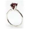 Image 1 : Natural 1.75ctw Ruby .925 Sterling Silver Ring