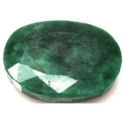 African Emerald Loose Gems 195.11ctw Oval Cut