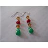 Image 1 : 29.25 ctw Ruby and Emerald .925 Sterling