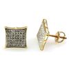 Image 1 : Genuine 0.33 ctw Round Cut Diamond Earring 10k