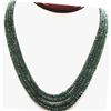 Image 3 : Emerald round 4 rows 201.86 ctw Necklace