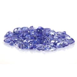 Natural Tanzanite Zoisite Oval-Pear Cut 134pcs 33.81ctw