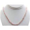 Image 1 : Rose Quartz 81.98 ctw Necklace