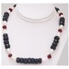Image 1 : NATURAL 480.00 CTW SAPPHIRE RUBY AND PEARL NECKLACE .92