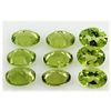 Image 1 : Peridot 12.10 ctw Loose Gemstone 6x8mm Oval Cut