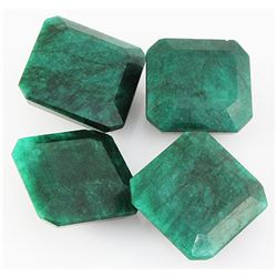 Emerald 497ct Loose Gemstone Mix Sizes Square Cut