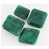 Image 1 : Emerald 401.5ct Loose Gemstone Mix Sizes Square Cut