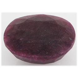 Ruby 142ct Loose Gemstone 30x25mm Oval Cut