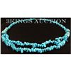 Image 2 : Natural 651.00ctw Turquoise Sterling Silver Necklace
