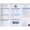 Image 2 : EGL Certified Diamond Emerald 1.01ctw D,SI1