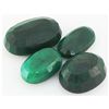 Image 2 : Emerald 437.5ct Loose Gemstone Mix Sizes Oval Cut