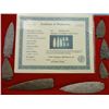 Image 1 : 7 Large Stone Arrowheads (Cache Benton Spears)