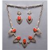 Image 1 : NAVAJO SILVER NECKLACE SET
